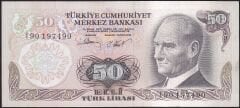 6.Emisyon 2.Tertip 50 Lira I90 197490 Çok Çok Temiz