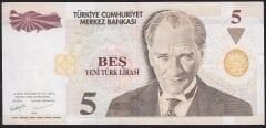 8.Emisyon 5 YTL E55 751084 Çok Çok Temiz+
