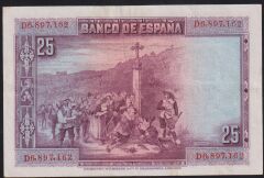 İspanya 25 Pesetas 1928 Çok Çok Temiz+