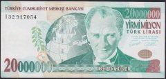 7.EMİSYON 20 000 000 LİRA I32 917054 ÇİLALTI
