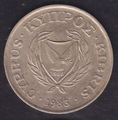 Kıbrıs 20 Cent 1983