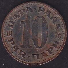 Yugoslavya 10 Para 1976