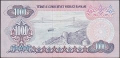 6.Emisyon 1.Tertip 1000 Lira A06 407470 Çok Temiz+