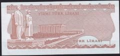 6.Emisyon 4.Tertip 20 Lira I09 223932 Çilaltı