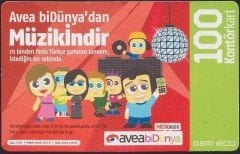 AVEA HAZIR KART 100 KONTÖR - Bİ DÜNYA - SKT 2010