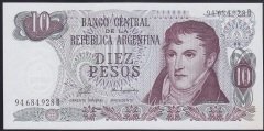 ARJANTİN 10 PESOS 1976 ÇİL Pick 300