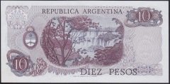 ARJANTİN 10 PESOS 1976 ÇİL Pick 300