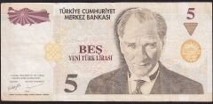 8.Emisyon 5 YTL E36 830198 Çok Temiz