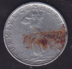 1959 Yılı 25 Kuruş Ters