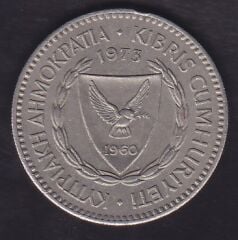 Kıbrıs 100 Mils 1973