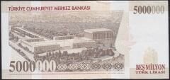 7.Emisyon 5000000 Lira F18 110183 Çilaltı
