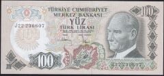 6.Emisyon 3.Tertip 100 Lira J22 230607 Çilaltı Çil