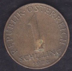 Avusturya 1 Şilin 1973