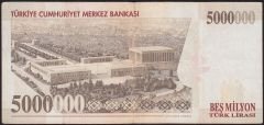 7.Emisyon 5 000 000 Lira J09 577975 Çok Temiz+