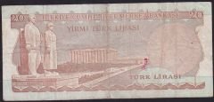 6.Emisyon 2.Tertip 20 Lira C78 235531 Çok Temiz