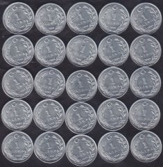 1985 YILI 1 LİRA ÇİL - 25 ADET