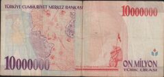 7.Emisyon 10 000 000 Lira A88 867302 Haliyle