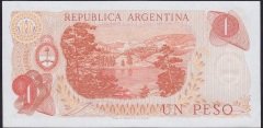 Arjantin 1 Peso 1972 Çilaltı Çil Pic k287c