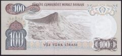 6.Emisyon 3.Tertip 100 Lira J35 326401 Çilaltı Çil