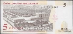 8.Emisyon 5 YTL C15 010306 Çil