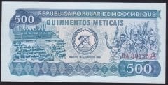 Mozambik 500 Meticais 1980 ÇİL Pick 127