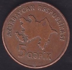 AZERBEYCAN 5 KAPİK 2006 (ND)