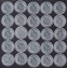 1987 YILI 1 LİRA ÇİL - 25 ADET