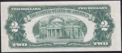 AMERİKA 2 DOLAR 1953 B ÇİL KIRMIZI MÜHÜR