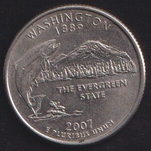 Amerika Çeyrek Dolar 2007 D Hatıra Washington