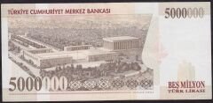 7.Emisyon 5000000 Lira E83 898387 Ççt Çilaltı