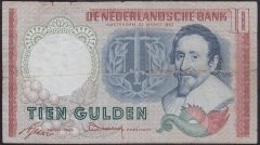 HOLLANDA 10 GULDEN 1953 HALİYLE