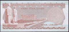 6.Emisyon 2.Tertip 20 Lira C69 341274 Çilaltı