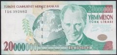 7.EMİSYON 20 000 000 LİRA I16 392882 ÇÇT +