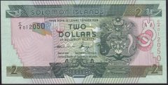 Solomon İsland 2 Dolar 206 Çil Pick 25b
