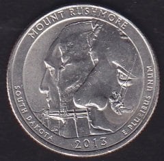 Amerika Çeyrek Dolar 2013 P Hatıra Mount Rushmore South Dakota