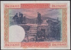 İSPANYA 100 PESETAS 1925 ÇÇT