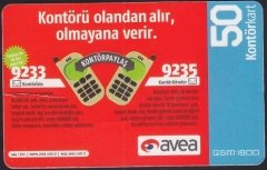 AVEA HAZIR KART 50 KONTÖR - KONTÖR PAYLAŞ - SKT 2009