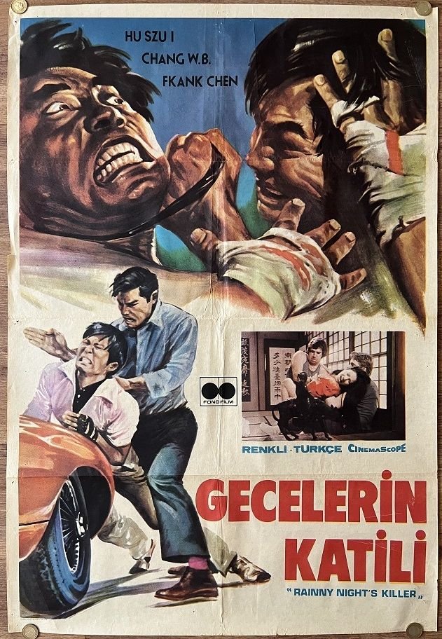 Yabancı - Gecelerin Katili - Film Afişi -Çizim
