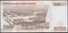 7.Emisyon 5.000.000 Lira E80 873952 Çok Çok Temiz+