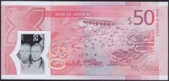 Jamaika 50 Dolar 2022 Çil Polimer