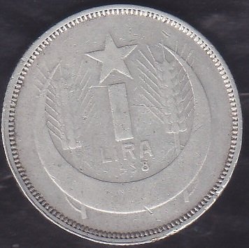 1938 YILI 1 LİRA GÜMÜŞ