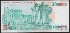 7.EMİSYON 20 000 000 LİRA H83 801651 ÇÇT+