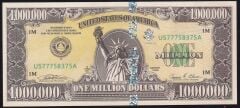 Amerika 1000000 Dolar 1988 Çil Fantazi Para