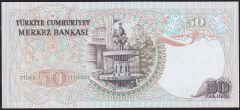 6.Emisyon 2.Tertip 50 Lira I72 519666 Çil