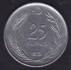 1973 Yılı 25 Kuruş