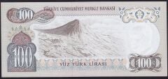 6.Emisyon 3.Tertip 100 Lira J42 756221 Çilaltı Çil