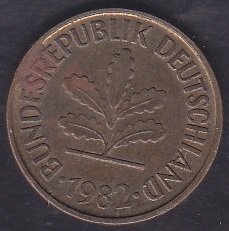 Almanya 5 Pfennig 1982