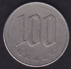 Japonya 100 Yen 1967