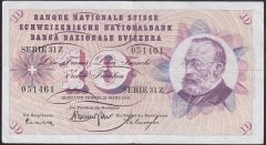 İSVİÇRE 10 FRANK 1963 Z SERİSİ ÇOK TEMİZ