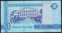 Gambia 20 Dalasis 2015 Çil Pick 33